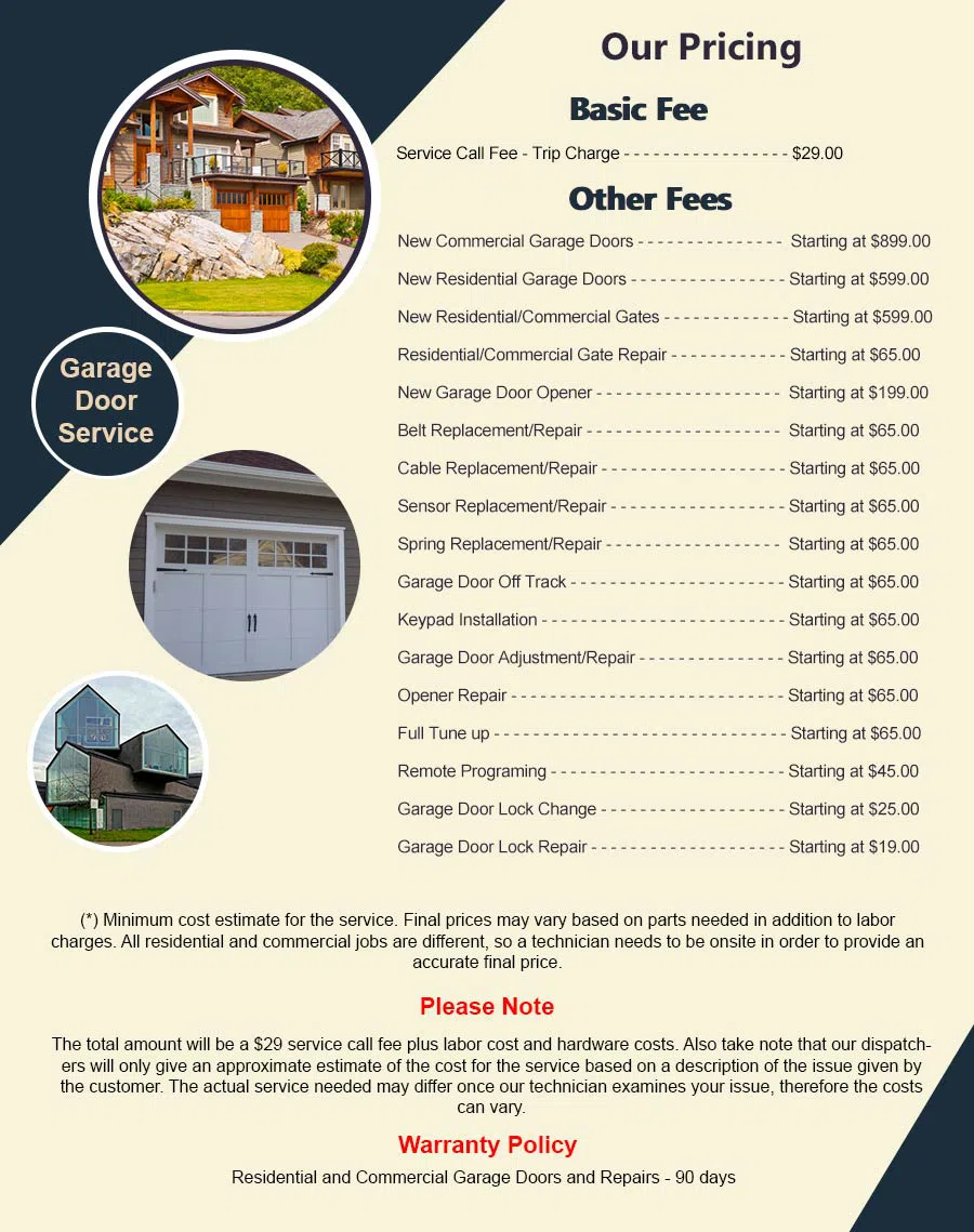 Garage Doors Store Repairs Houston, TX 713-292-1452